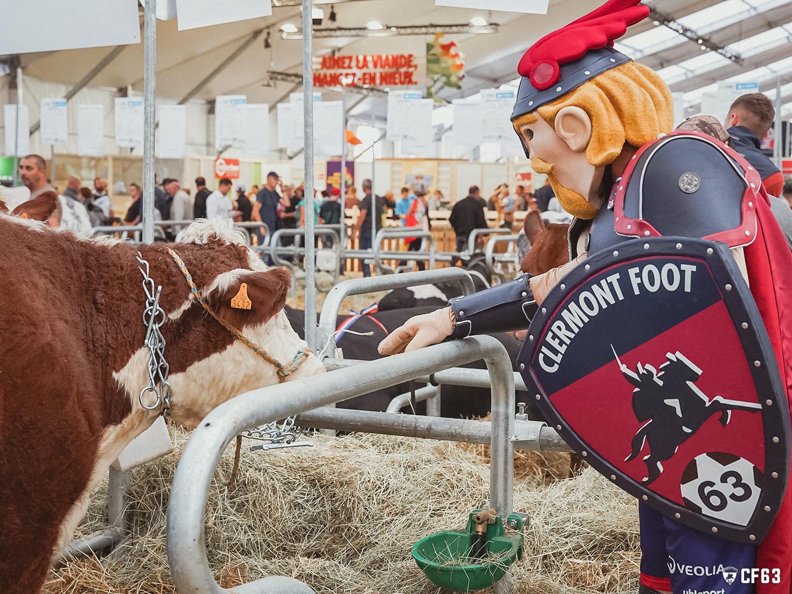 Torix, Allevinah et Caufriez en visite au Sommet de l&rsquo;Élevage