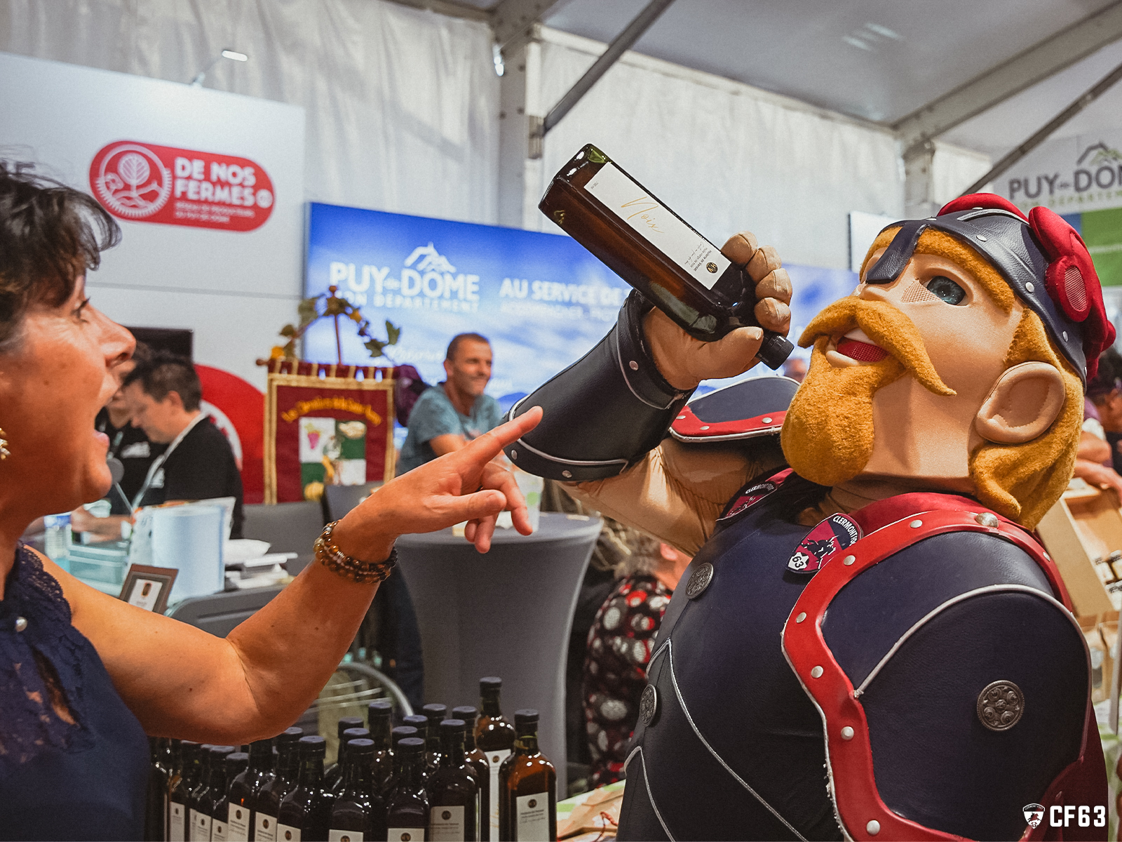 Torix, Allevinah et Caufriez en visite au Sommet de l&rsquo;Élevage