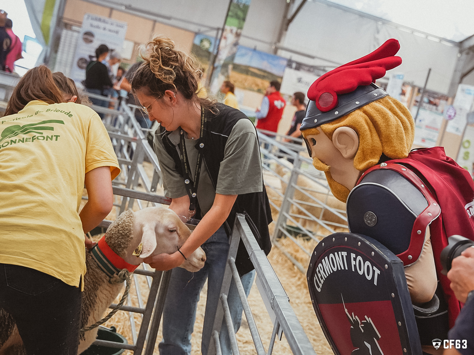 Torix, Allevinah et Caufriez en visite au Sommet de l&rsquo;Élevage