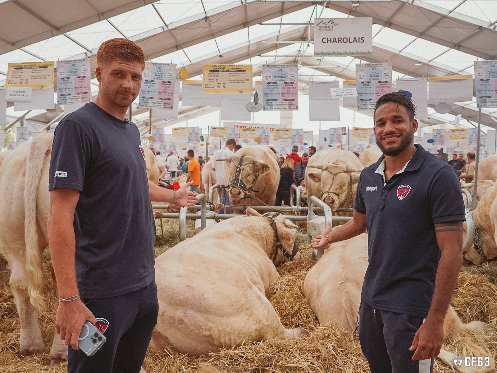 Torix, Allevinah et Caufriez en visite au Sommet de l&rsquo;Élevage
