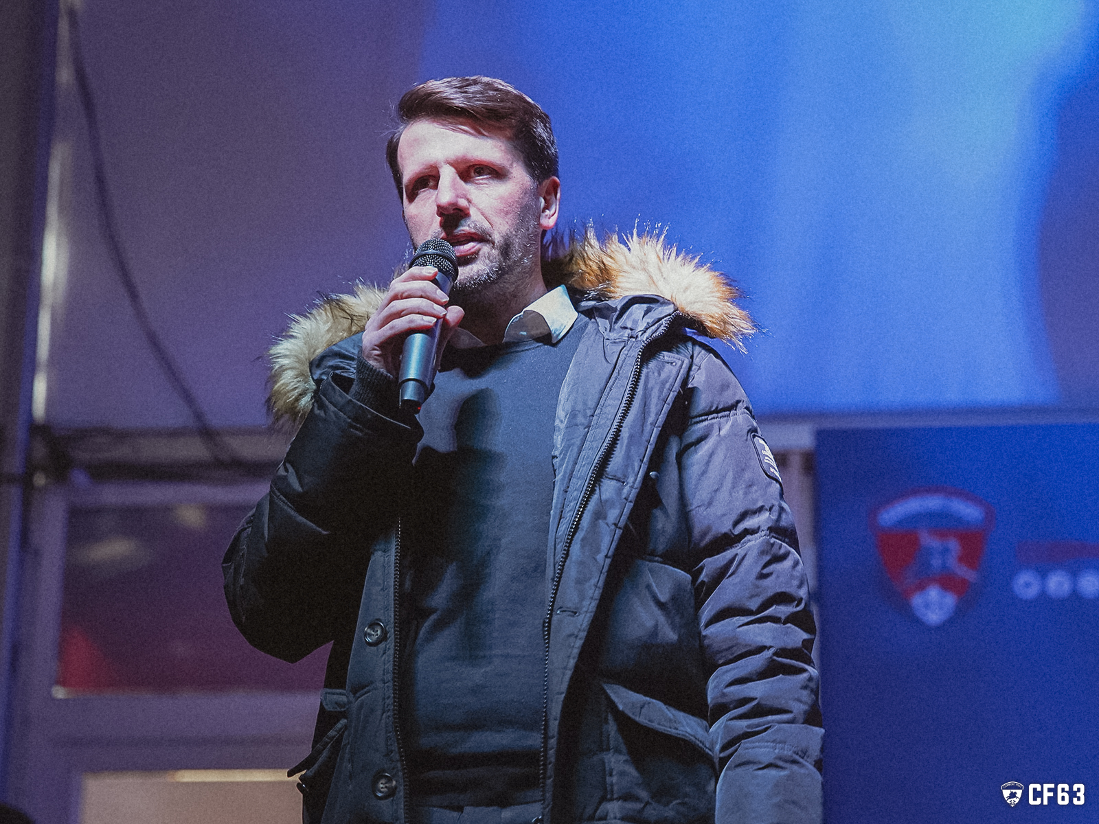 Visite du Père Noël au Clermont Foot