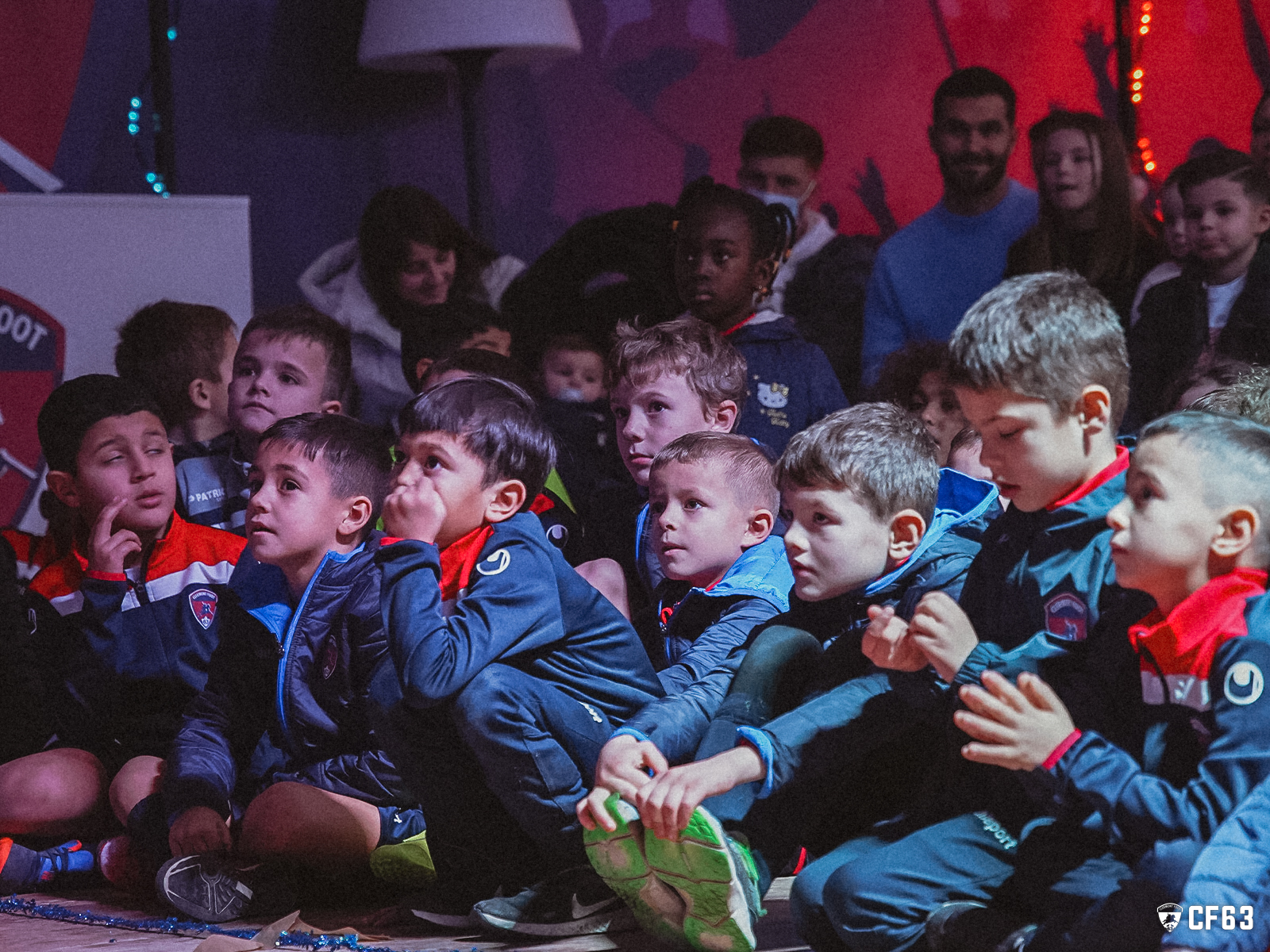 Visite du Père Noël au Clermont Foot