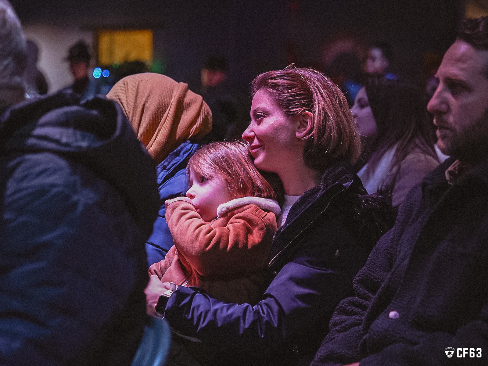 Visite du Père Noël au Clermont Foot