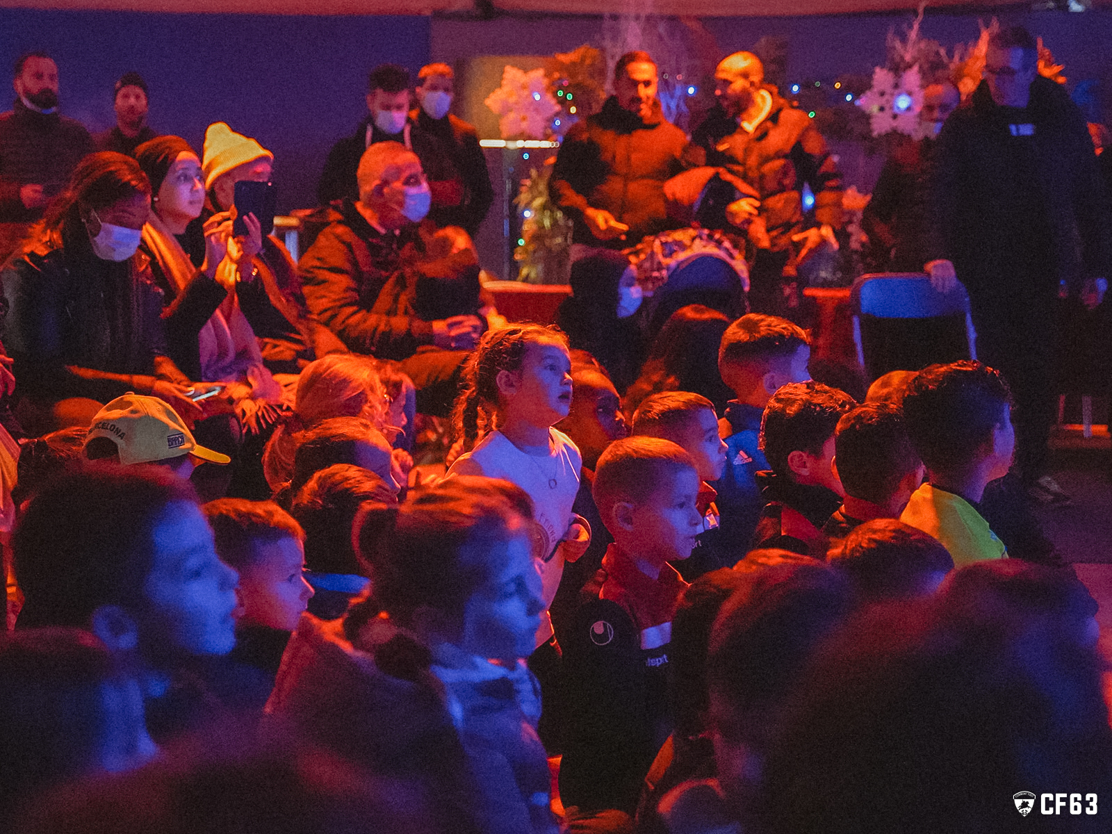 Visite du Père Noël au Clermont Foot