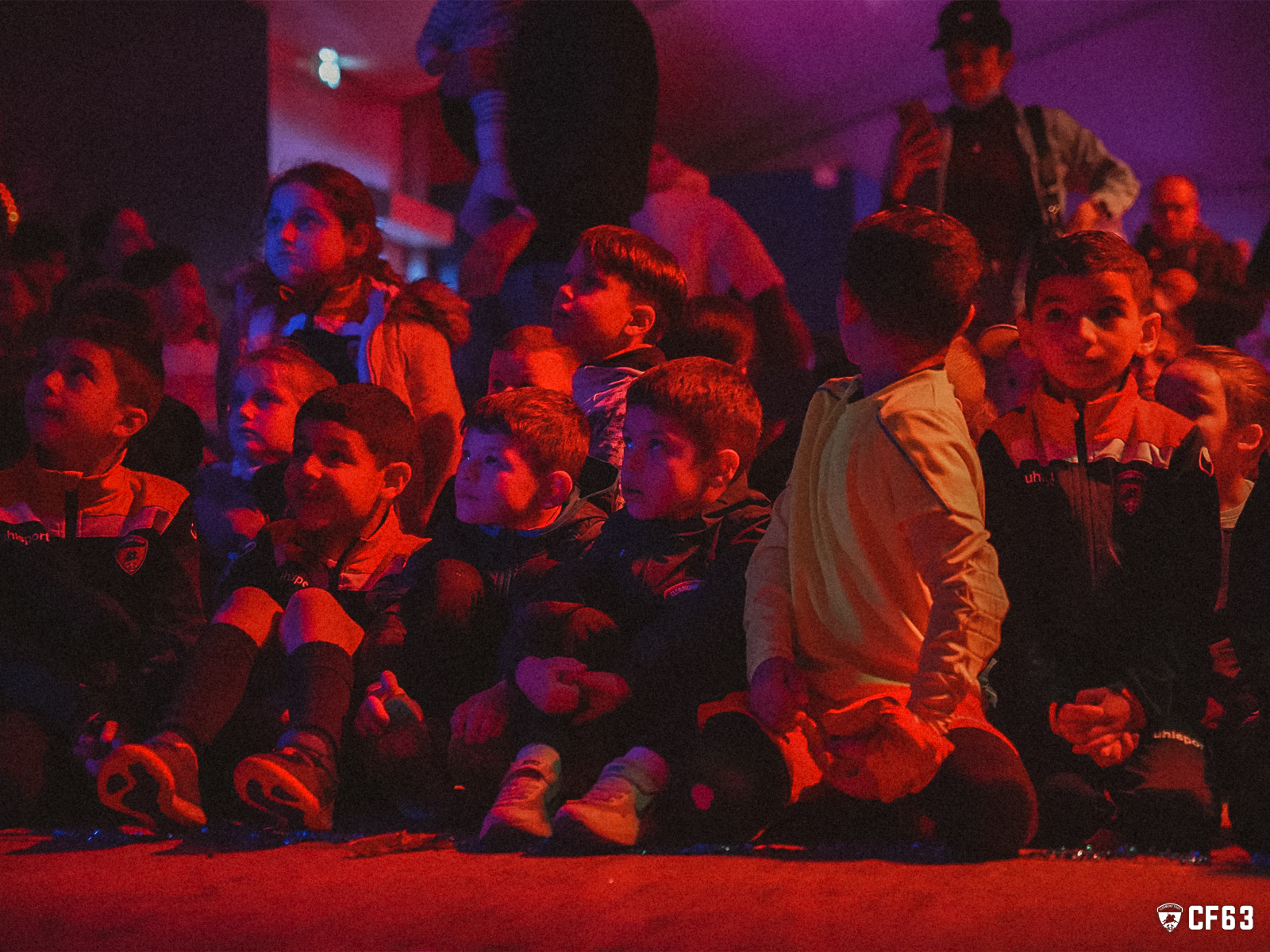 Visite du Père Noël au Clermont Foot