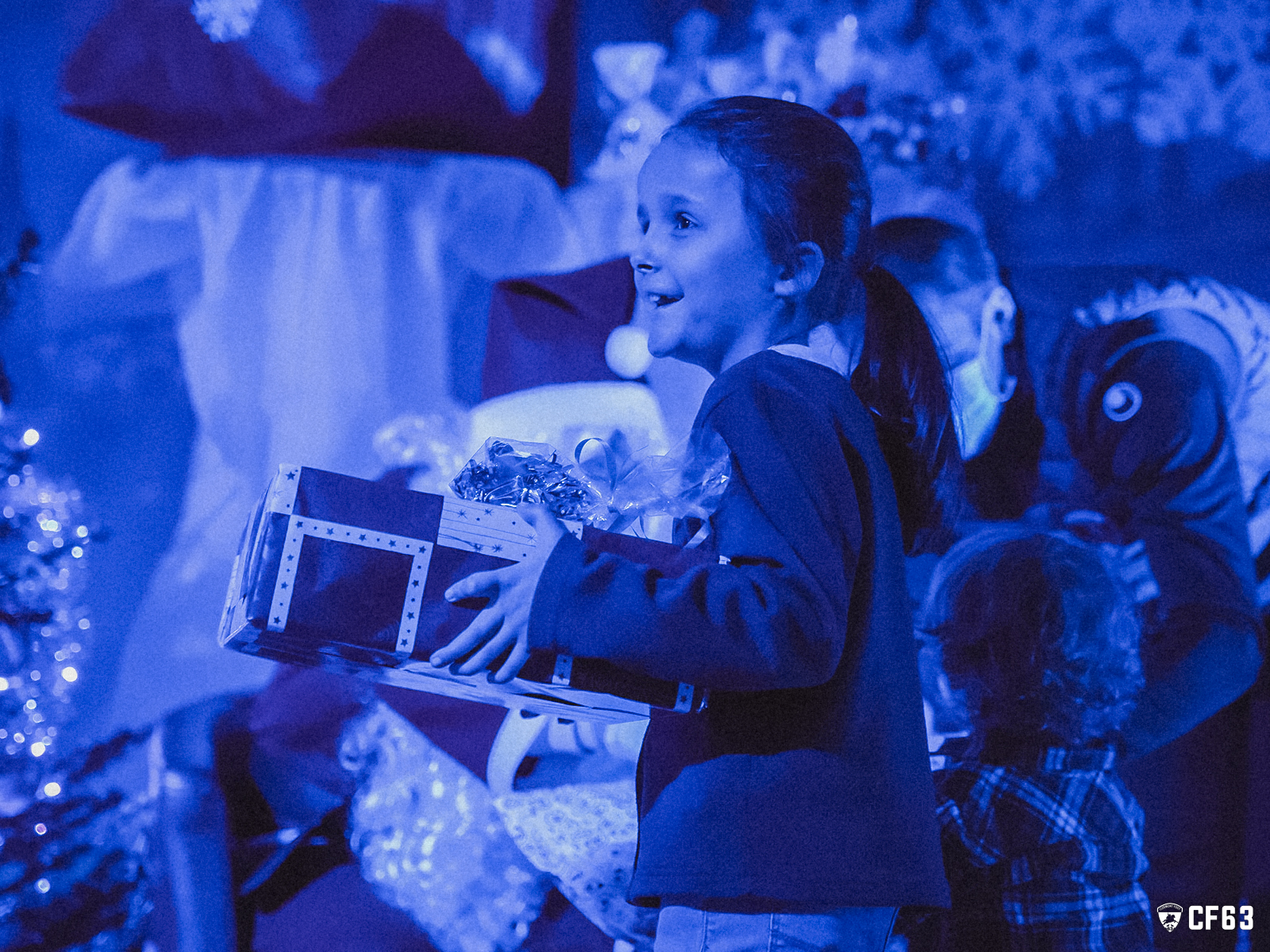 Visite du Père Noël au Clermont Foot