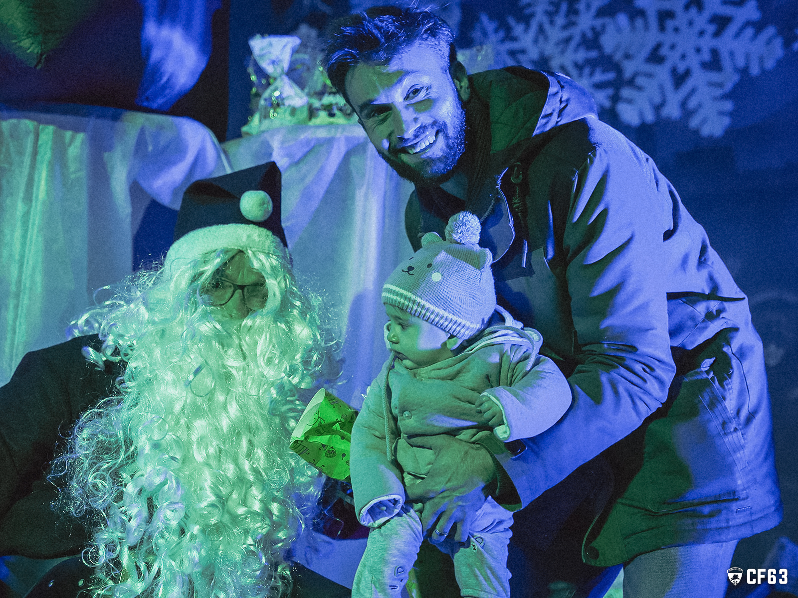 Visite du Père Noël au Clermont Foot