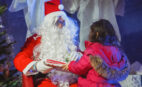 Visite du Père Noël au Clermont Foot
