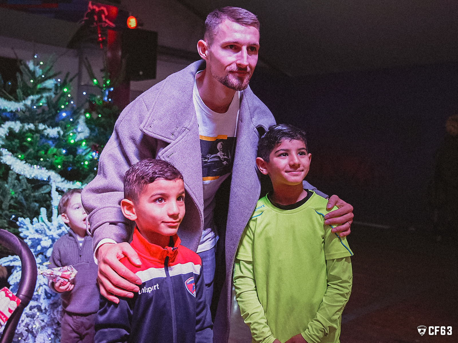 Visite du Père Noël au Clermont Foot