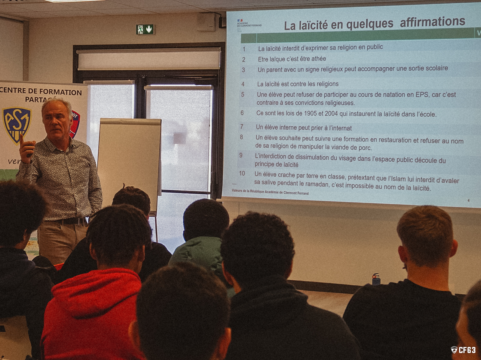 Intervention « Laïcité » pour le Centre de Formation