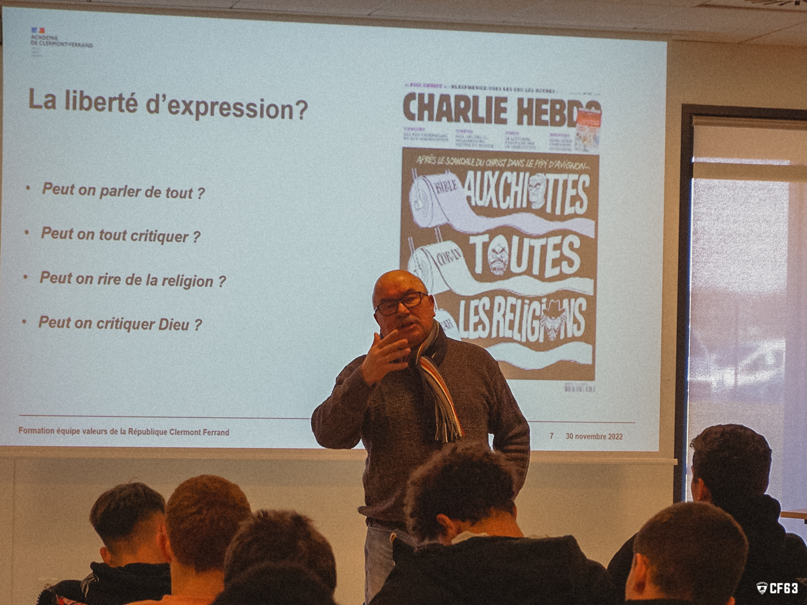 Intervention « Laïcité » pour le Centre de Formation