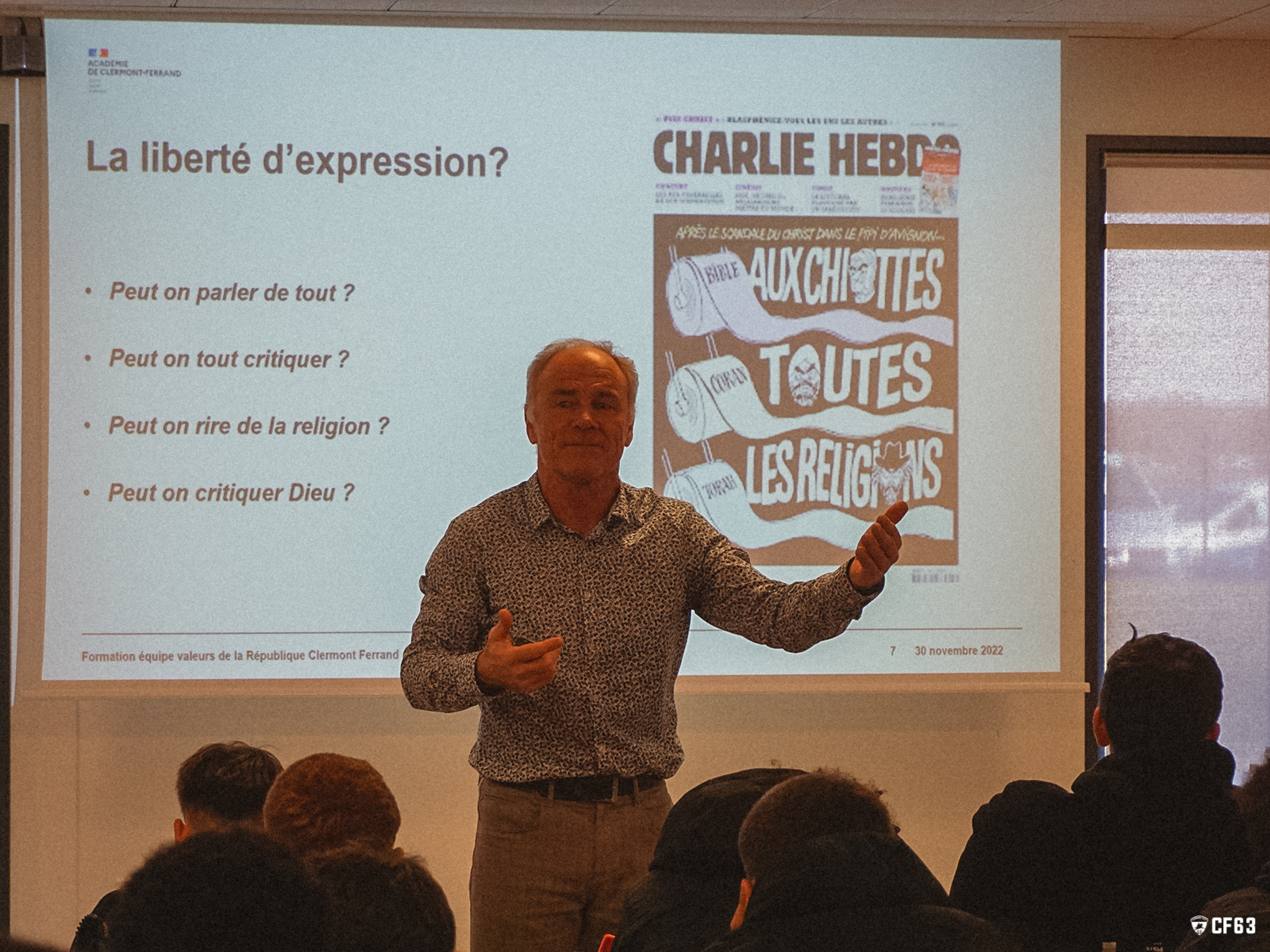 Intervention « Laïcité » pour le Centre de Formation