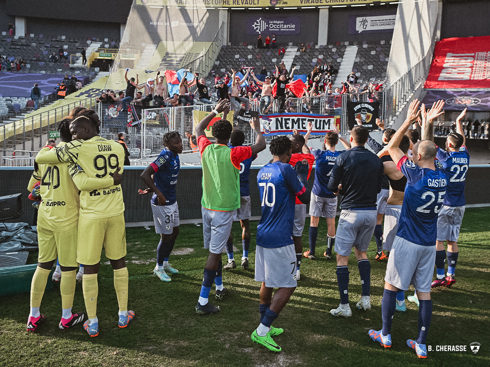 Toulouse – Clermont : L’album photos