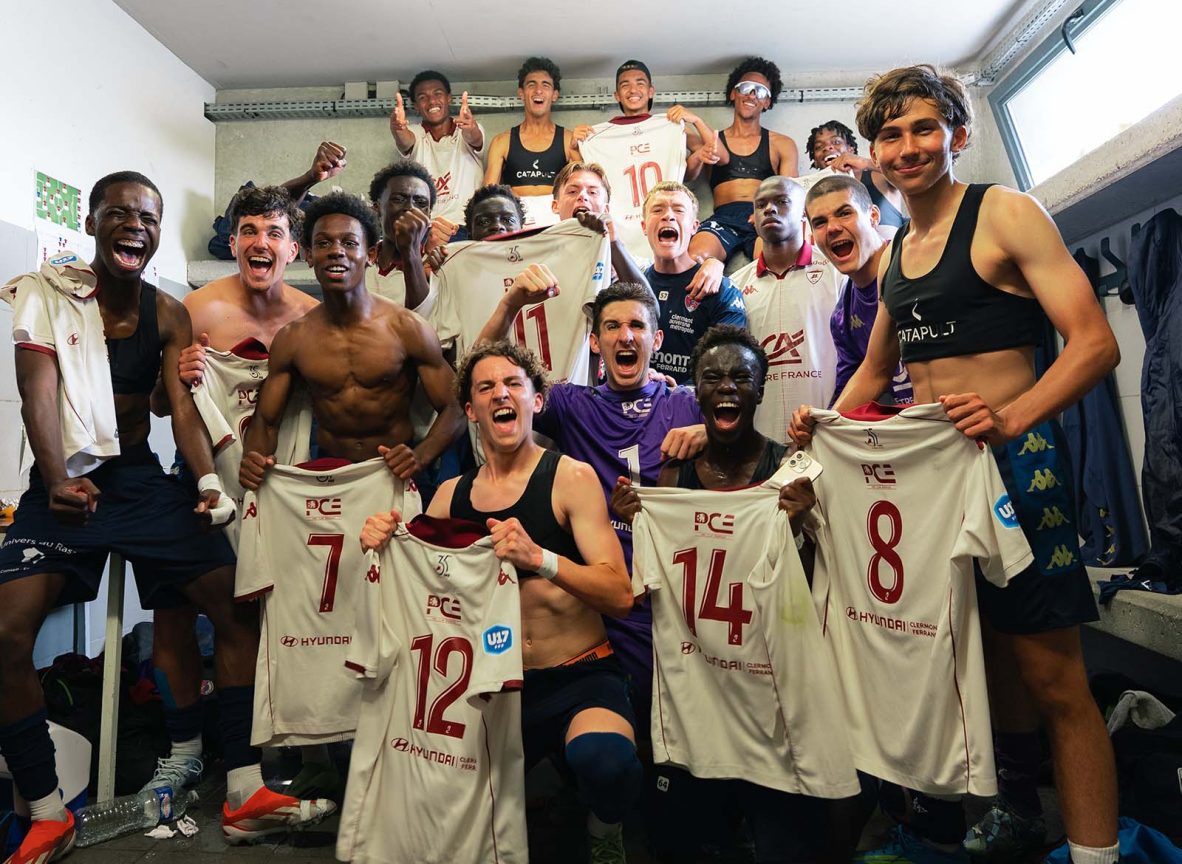 Centre de Formation – Les U17N du CF63 sacrés champions de leur poule !