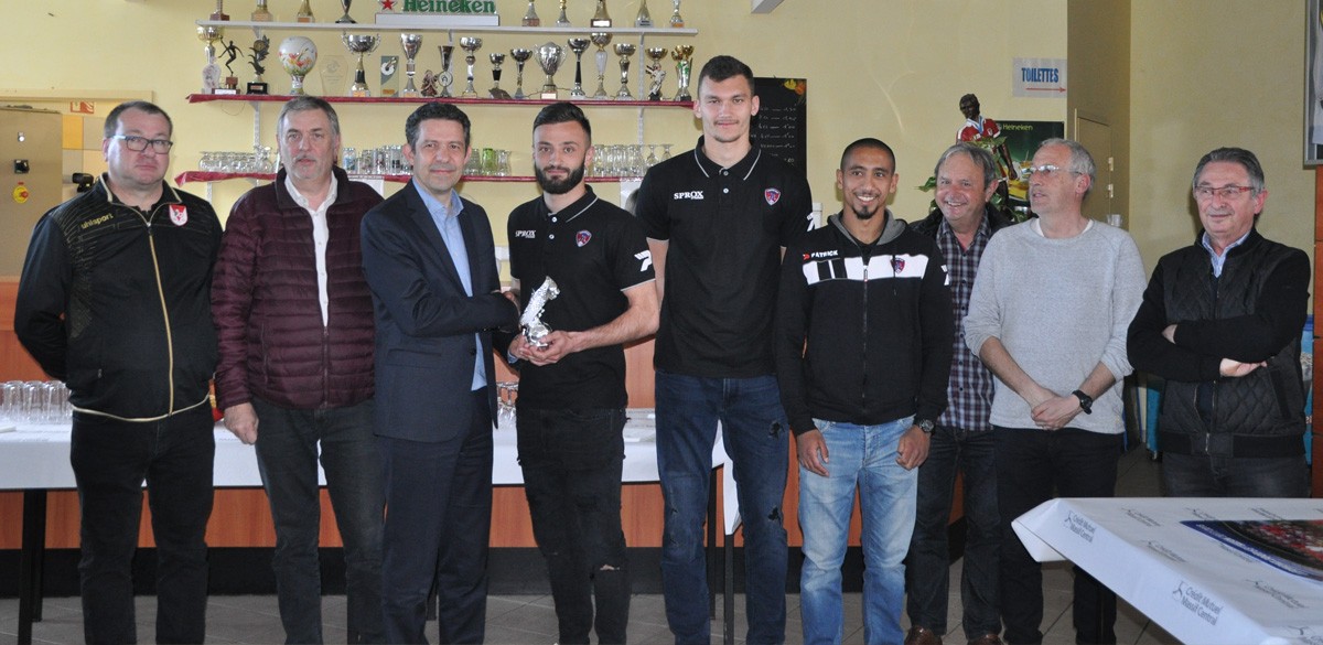 Franck Honorat élu joueur du mois de mars Franck Honorat élu joueur du mois de mars