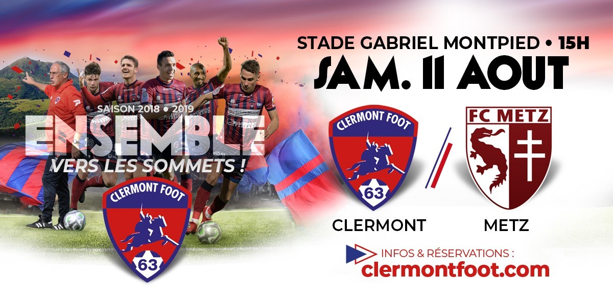 Clermont – Metz: Infos Billetterie Clermont – Metz: Infos Billetterie