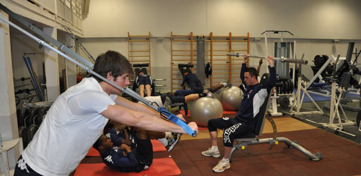La séance de musculation en images