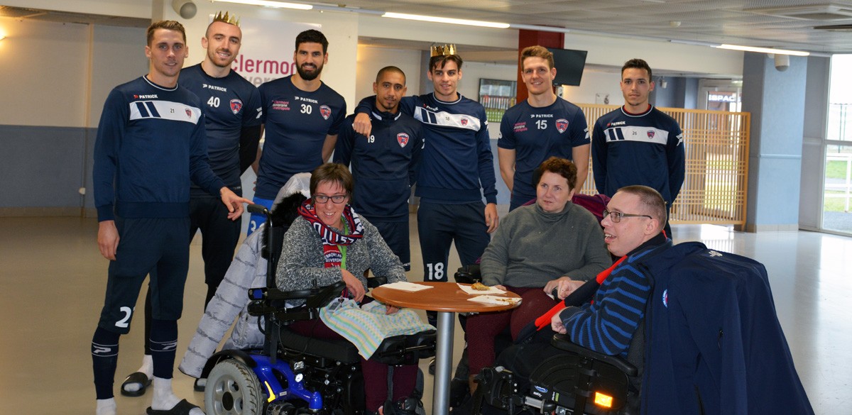 Le Foyer Andalhone et le Clermont Foot 63 ont partagé la galette des rois Le Foyer Andalhone et le Clermont Foot 63 ont partagé la galette des rois