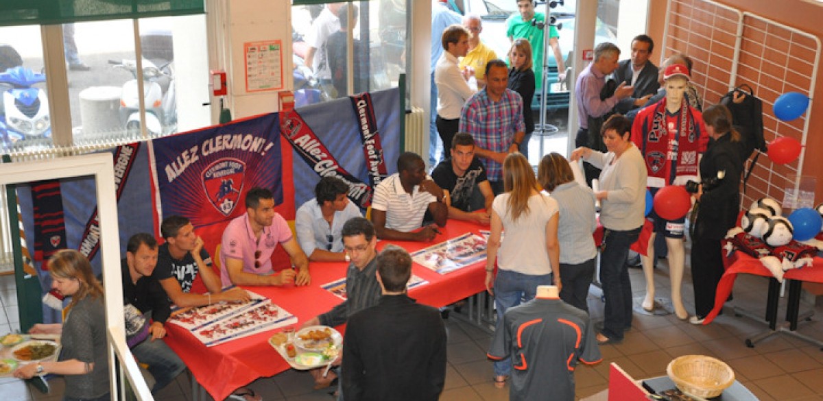 Le Clermont Foot en visite au Conseil Général Le Clermont Foot en visite au Conseil Général