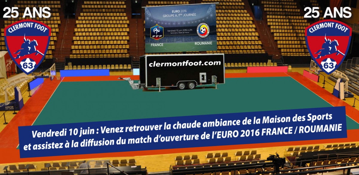 Retransmission de France / Roumanie à la Maison des Sports