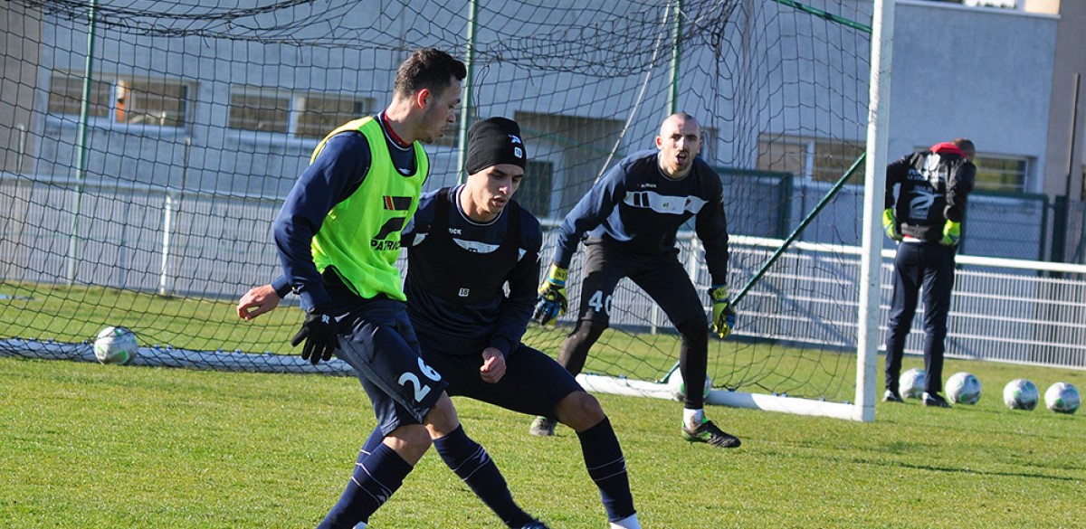 L’entraînement en images (Mardi 23 Janvier 2018)