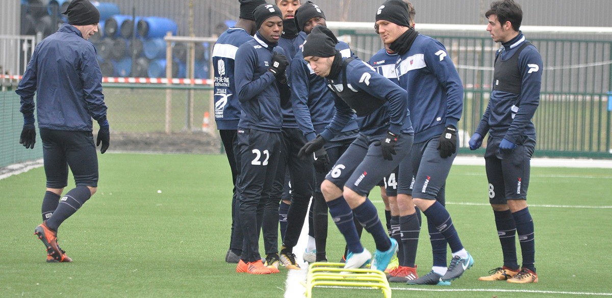 L&rsquo;entrainement en images (Jeudi 22 février 2018)