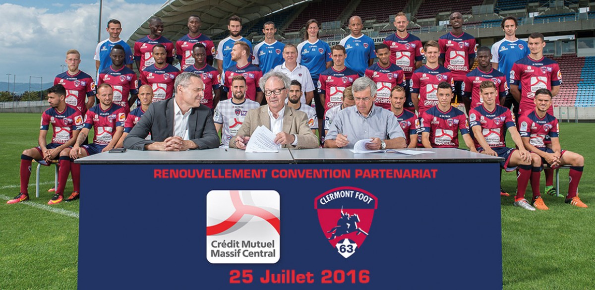 Le Crédit Mutuel Massif Central renouvelle son partenariat Le Crédit Mutuel Massif Central renouvelle son partenariat