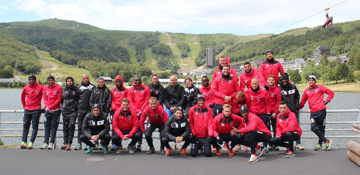 Le Clermont Foot a fait le plein de sensations à Super Besse