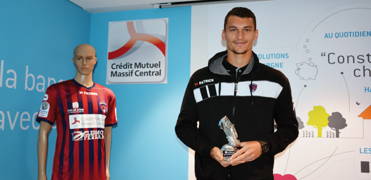 Ludovic Ajorque, élu joueur du mois de septembre
