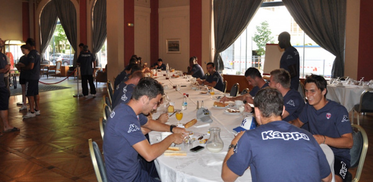 Le groupe en stage à Vichy