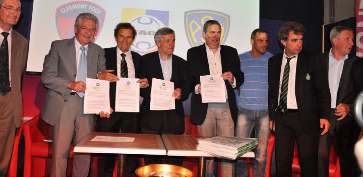 Clermont Foot et l&rsquo;ASM Football, partenaires de l&rsquo;ASSE !