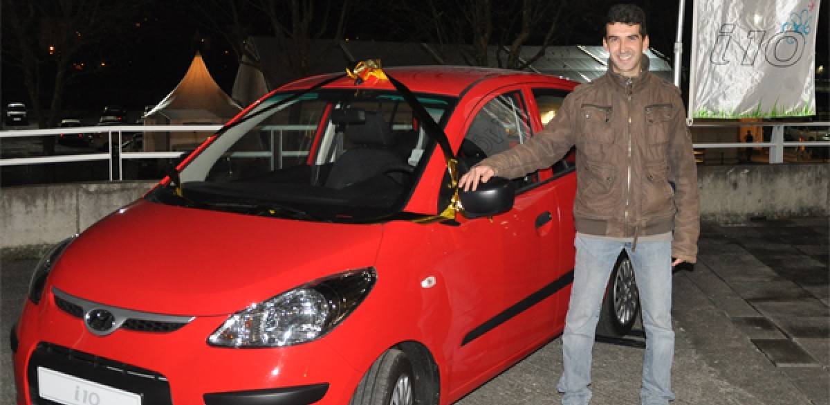 Un abonné du Club repart avec une Hyundaï i10