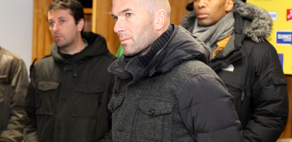 Zinédine Zidane de passage à Clermont